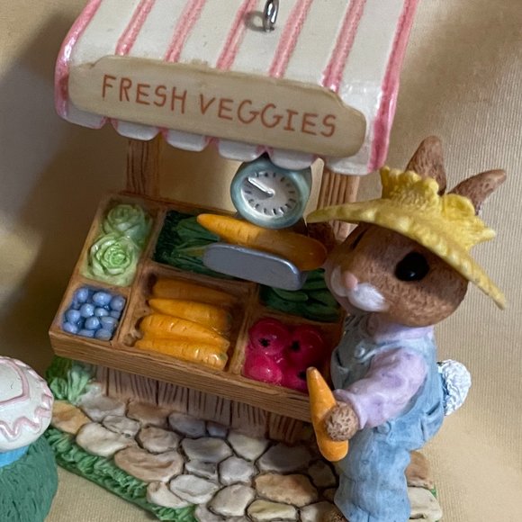 Farmer's Market Tender Touches and Bunny with Ice Cream Tender Touches Figurine - Picture 3 of 6